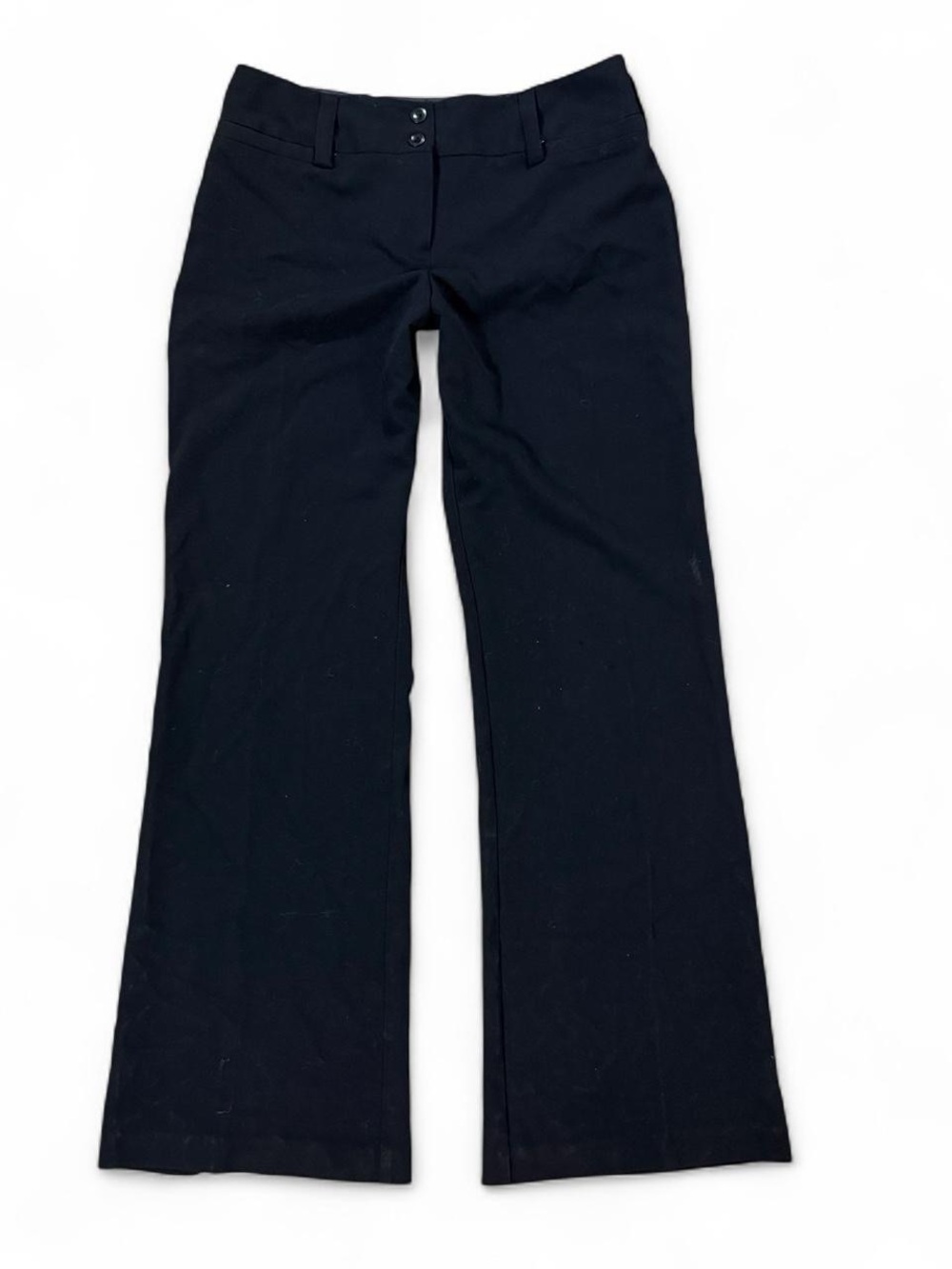 Y2K Low Rise Black Wide Leg Office Siren Pants Women’s Size 9